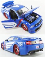 ماکت فلزی فورد Mustang GT به همراه فیگور فلزی کاپیتان امریکا - تصویر 4