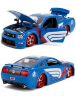 ماکت فلزی فورد Mustang GT به همراه فیگور فلزی کاپیتان امریکا - تصویر 9