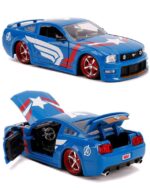 ماکت فلزی فورد Mustang GT به همراه فیگور فلزی کاپیتان امریکا - تصویر 19