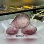 کاسه ۳سایز اشکی بنفش کد 6095,6